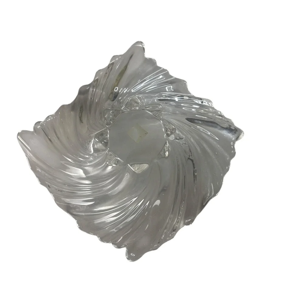 Mikasa Belle Epoque Centerpiece Fruit Bowl‎ Crystal Glass 12.5